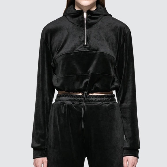 Velour hoodie - Picture 2 of 4